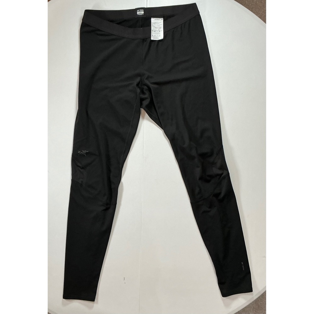 Arcteryx Phase AR Base Layer Leggings Mens L Black Performance Gorpcore Tech
